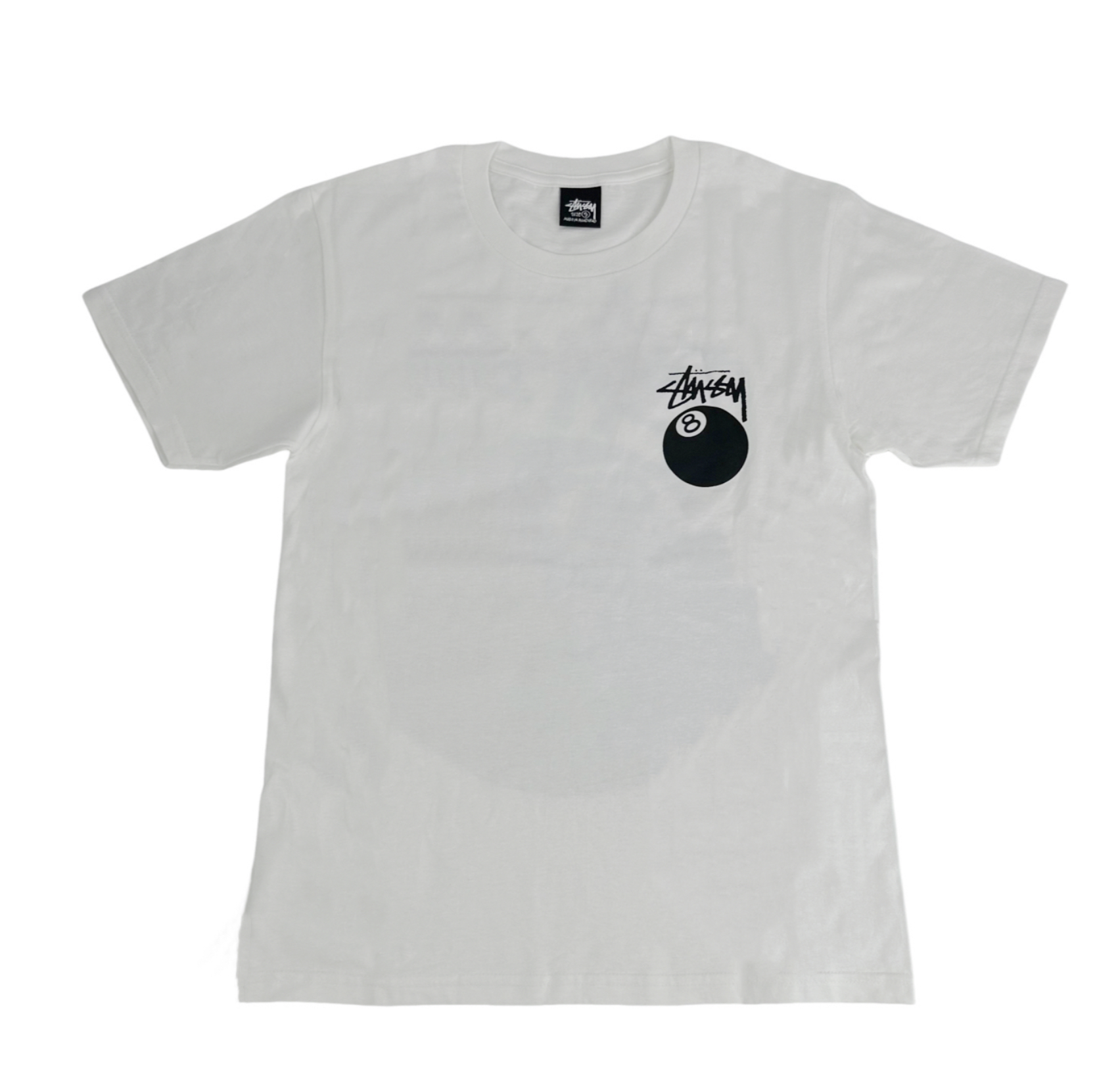 Stussy 8 Tee White